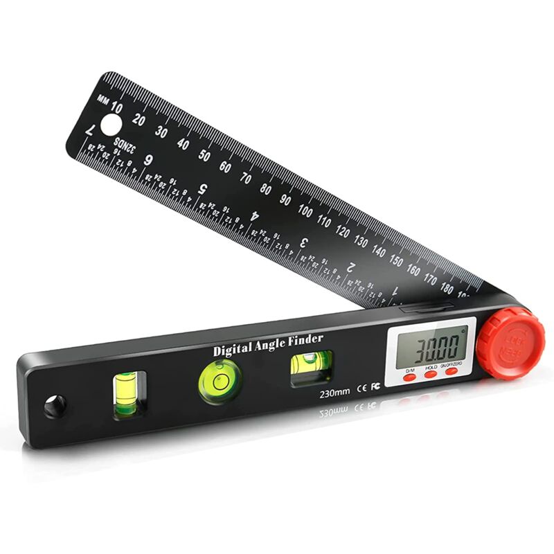 Image of ZVD - Digitaler Winkelmesser mit Libellengoniometer - Elektronischer Neigungsmesser 230 mm
