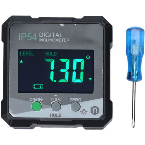 Digitaler Winkelmesser mit Magnetfuß – Präzises und gut lesbares LCD-Display