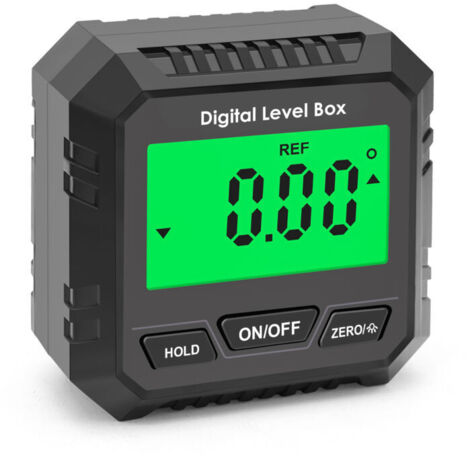 Digitaler Winkelmesser, Neigungsmesser mit LCD-Bildschirm und magnetischer Hintergrundbeleuchtung für Holzbearbeitung, Bauwesen und Automobilanwendungen