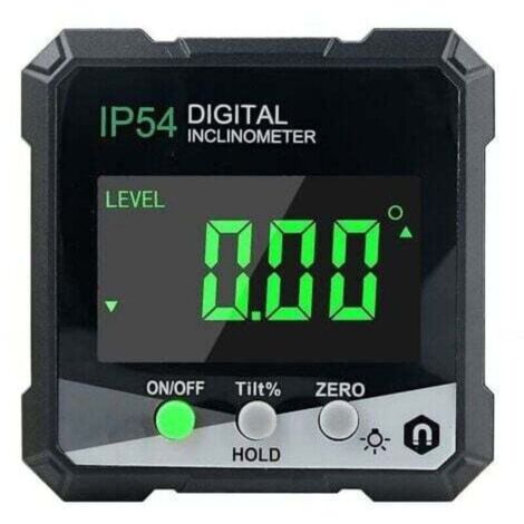 Digitaler Winkelmesser, Winkelmesser mit LCD-Anzeige, Neigungsmesser mit Magnet, Digitale Winkelmessung  FLITI