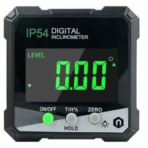 Digitaler Winkelmesser, Winkelmesser mit LCD-Bildschirm, Neigungsmesser mit Magnet, digitale Winkelmessung