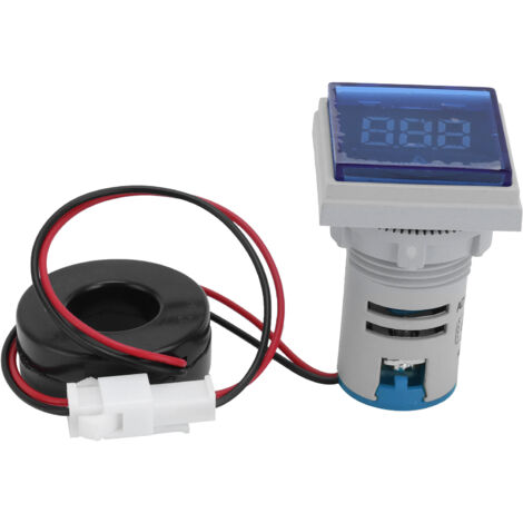 Digitales 220-V-Wechselstrom-Amperemeter mit Signalanzeige – blaues Licht