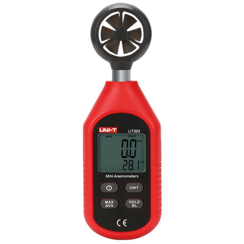 Digitales Anemometer/Thermometer Windmesser