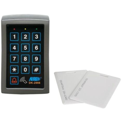 DIGITALES CODESCHLOSS MIT KARTENLESER - 3 RELAISAUSGÄNGE