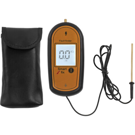 Digitales Elektrozaun-Prüfgerät MLD 004F – Hintergrundbeleuchtetes LCD-Display, Messbereich bis 15 kV, Gelb