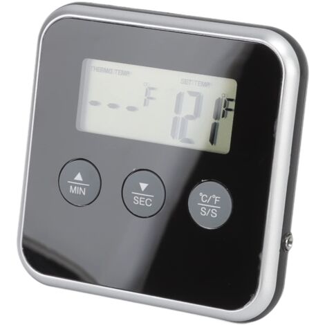 Digitales Fleischthermometer, multifunktionales Lebensmittelthermometer mit LCD-Display, geeignet für Grillgerichte