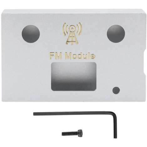 Digitales FM-Radiomodul DSP/PLL mit Gehäuse aus Aluminiumlegierung für Unterhaltungselektronik – Silber