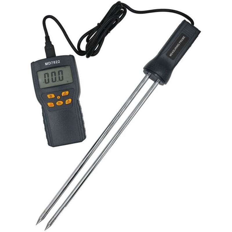 Image of Lablanc - Digitales Getreidefeuchtemessgerät, tragbarer Feuchtigkeitsdetektor mit langer Sonde