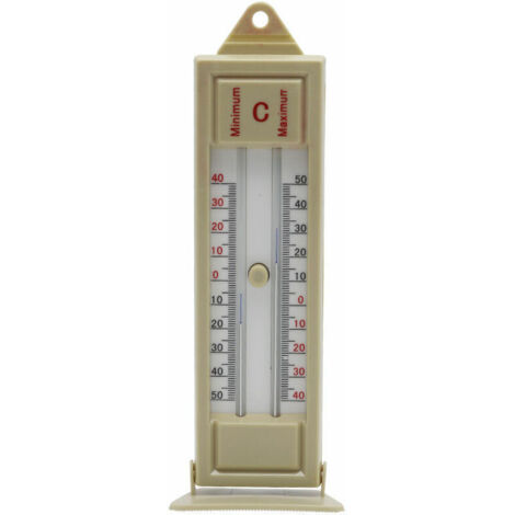 Digitales Gewächshaus-Thermometer, Minimum-Maximum-Thermometer – Außenbereich, Garten, Gewächshaus, Wand, Wandthermometer im klassischen Design, einfach zu pflanzen im Freien, digitales Thermometer