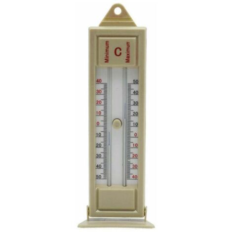 Digitales Gewächshaus-Thermometer, Minimum-Maximum-Thermometer – Außenbereich, Garten, Gewächshaus, Wand, Wandthermometer im klassischen Design, einfach zu pflanzen im Freien, digitales Thermometer