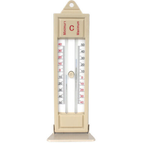Digitales Gewächshausthermometer, Max-Min-Thermometer für die Garten- und Pflanzenzucht im Innen- und Außenbereich, einfache Wandmontage (1 Stück) 56