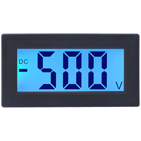 Digitales Gleichspannungsmessgerät mit LCD-Anzeige – Messbereich: Spannung 0–500 V, Wechselstromversorgung 100–240 V