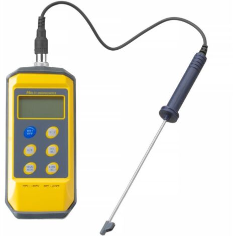 Digitales HACCP-Gastronomiethermometer mit Sonde am Kabel - Hendi 271407