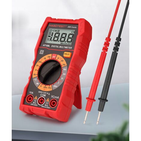 DIGITALES HANDMULTIMETER UNIVERSAL NCV RMS LIVE DIODENTEST LED-TASCHENLAMPE