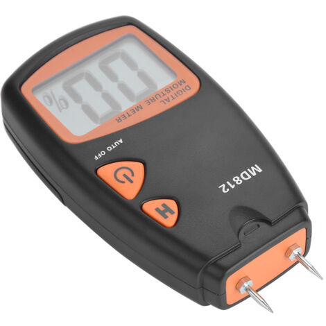 Digitales Holzfeuchtemessgerät MD812, 2/4-Pin-LCD-Hygrometer, professioneller Holzfeuchtedetektor