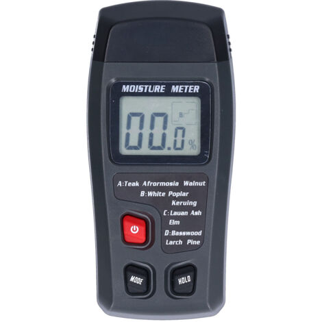 Digitales Holzhygrometer mit LCD-Anzeige und hoher Genauigkeit