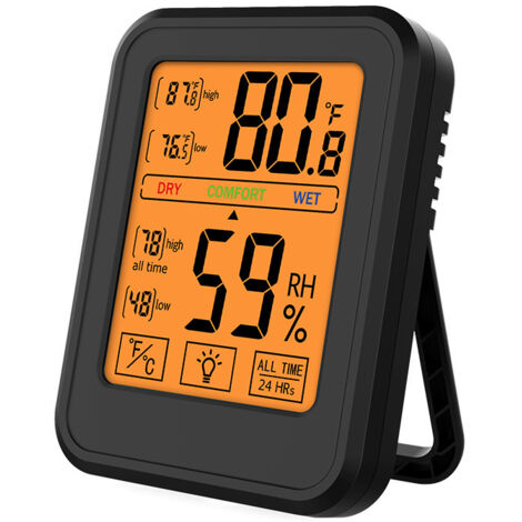 Digitales Hygrometer, Innenthermometer, Feuchtigkeitsmesser mit La