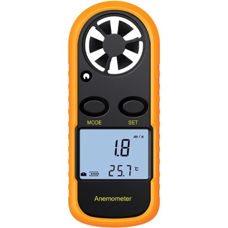 Digitales LCD-Anemometer zur Windgeschwindigkeitsmessung