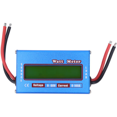 Digitales LCD-Messgerät zur Analyse von RC-Batterien und Solarmodulen – Hohe Genauigkeit