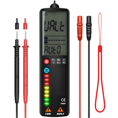 Digitales LCD-Multimeter mit zwei Betriebsmodi – Berührungsloser Spannungsprüfer, Widerstands- und Frequenzmesser