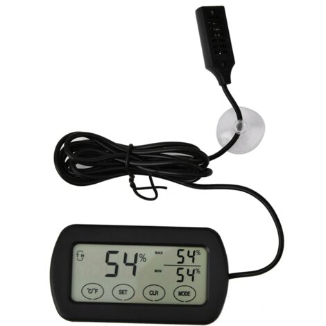 Digitales LCD-Thermometer-Hygrometer für Eierbrutkästen und Reptilienterrarien