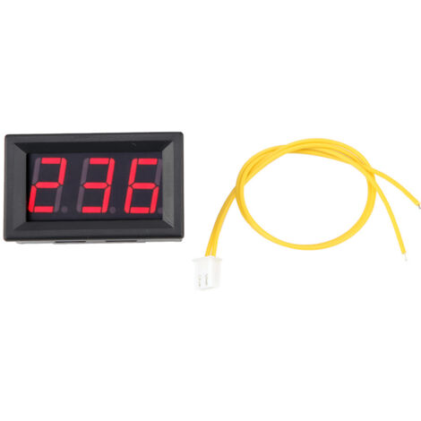 Digitales LED-Voltmeter, Wechselstrom 70–380 V, 0,56-Zoll-Display, 2-adrige Spannungsmessung