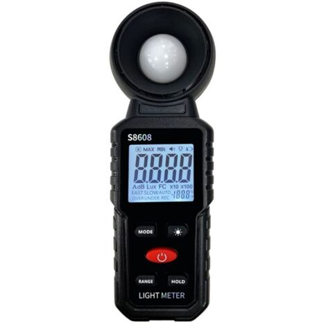 Digitales Luxmeter bis 200.000 Lux, Lichtstärkemesser, Helligkeitsmessgerät