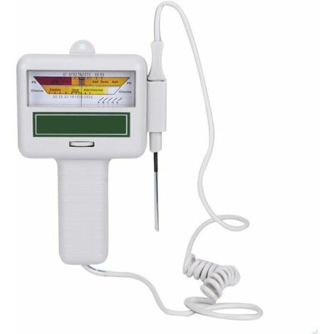 Digitales pH-Messgerät, Wasserqualitäts-Teststift, Chlorpegelmessgerät, tragbarer Restchlortester, Wasserqualitätserkennungsmessgerät für Schwimmbäder, Spas, Testwerkzeug