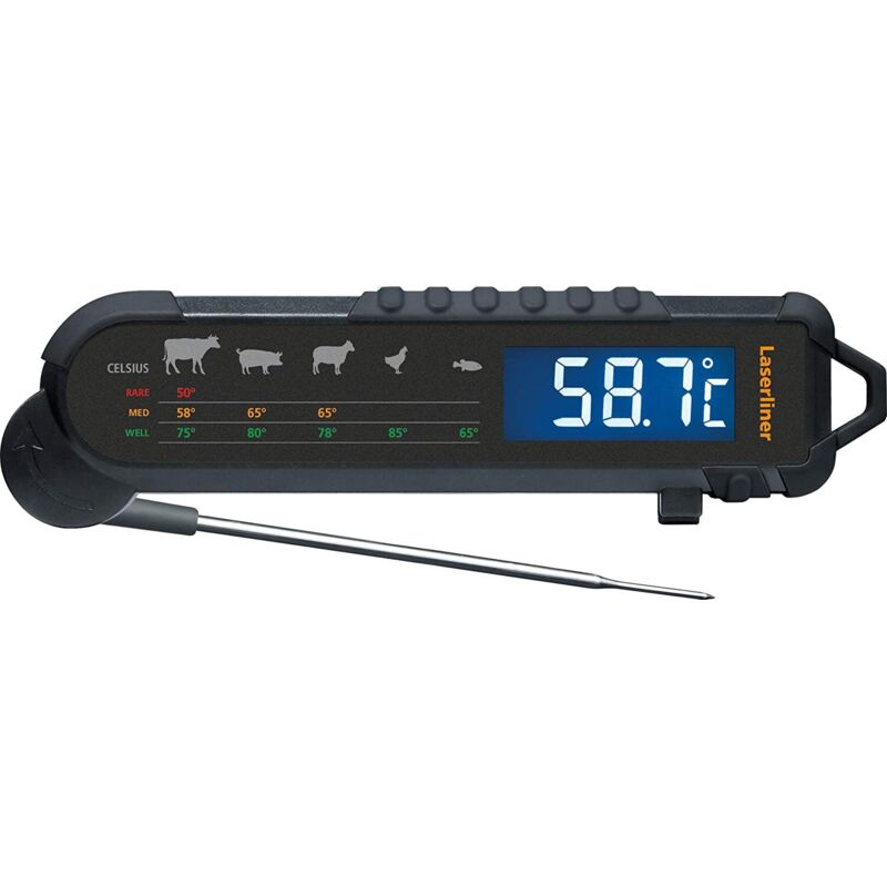 Laserliner - Grill-, Gar und Bratenthermometer Professionell ThermoMaitre