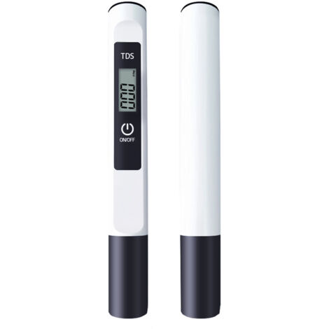 Digitales TDS-Wassermessgerät in Stiftform mit einem Messbereich von 0 bis 9990 ppm für Trinkwasser im Haushalt, Aquarien und Schwimmbäder.