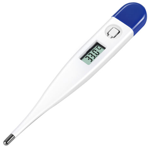 Digitales Thermometer für den Heimgebrauch, Erwachsene, Kinder, Baby, Kontakttyp ℃/℉, wasserdicht, genaue Messung, elektronisches Thermometer für die orale Achselhöhle mit Tonsignal, hochauflösendes L
