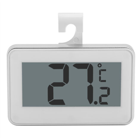 Digitales Thermometer für Kühlschrank/Gefrierschrank mit großem LCD-Display, verstellbarem Ständer und Magnet