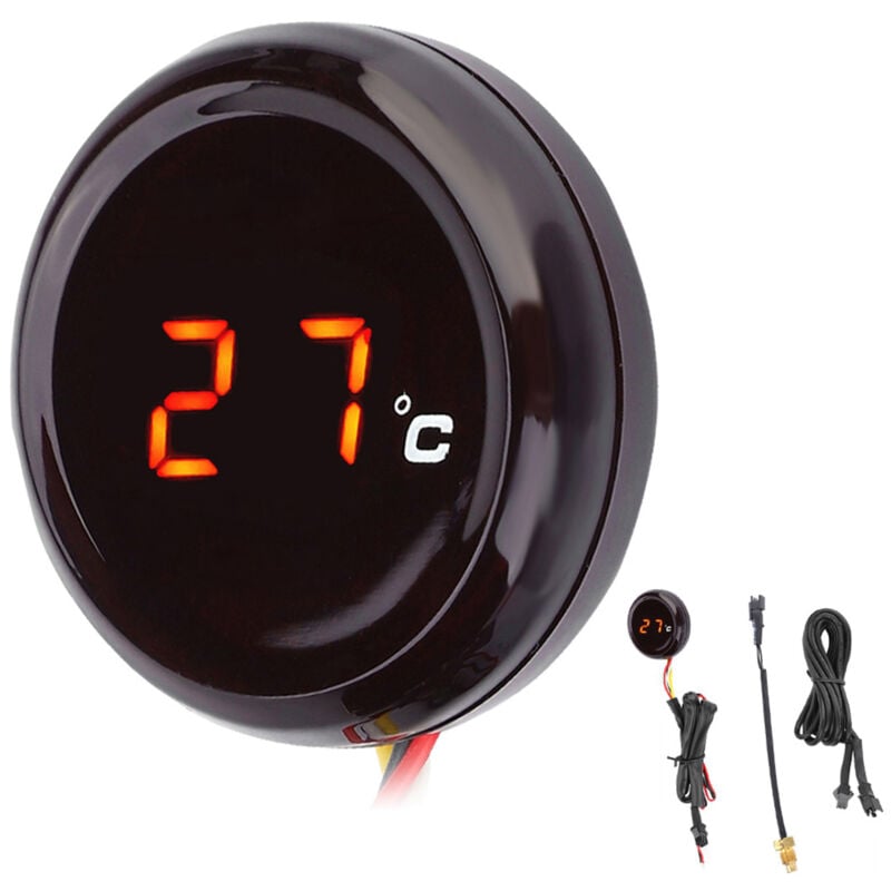 Image of Digitales Thermometer für Honda / Kawasaki / Yamaha / Suzuki (rotes Licht)