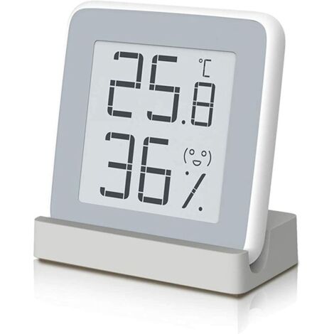 Digitales Thermometer/Hygrometer für den Innenbereich mit hochauflösendem Display und hochpräzisem Sensor zur Verwendung in Schlafzimmern, Büros, Wohnzimmern und Cafés.