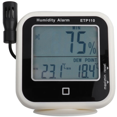 Digitales Thermometer-Hygrometer – Genau zur Messung von Luftfeuchtigkeit und Frostpunkt in Haus und Labor
