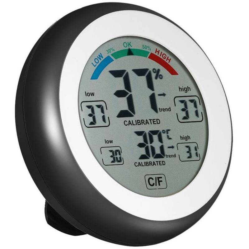 Image of Alovez - digitales Thermometer Hygrometer Luftfeuchtigkeit Temperaturmonitor