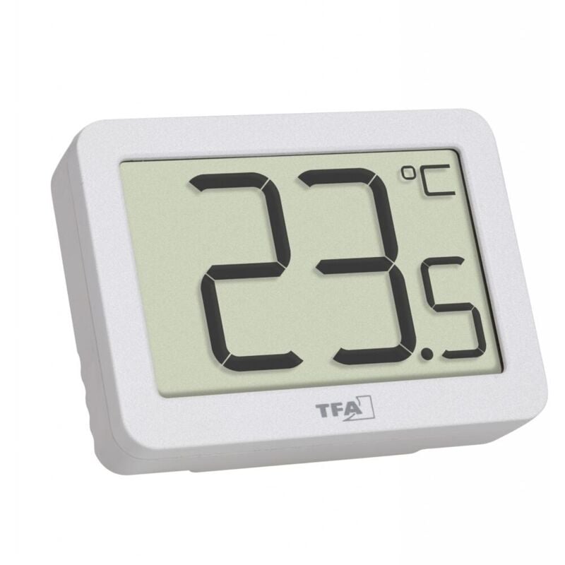 Image of Tfa Dostmann - Digitales Thermometer, weiß zur Temperaturkontrolle in Innenräumen