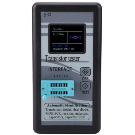 Digitales Transistor-Multimeter CCYKXAA mit 1,8-Zoll-LCD-Display, Multifunktions-Transistortester M328