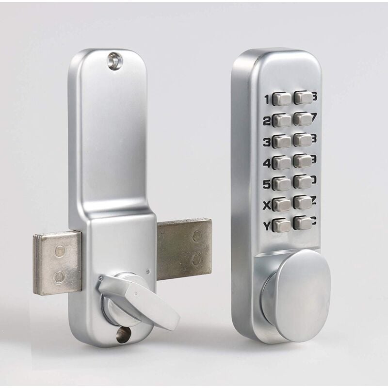 Image of Digitales Türschloss mit mechanischer Zugangscode-Tastatur OS25A..DEBUNS