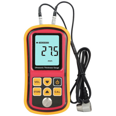 Digitales Ultraschall-Dickenmessgerät, Stahlbreitenmessgerät, Messbereich 1,2–225 mm, hohe Genauigkeit, großes LCD-Display.