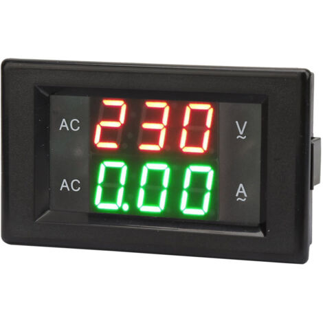 Digitales Wechselstrom-Voltmeter/Amperemeter YB4835VA – LED-Anzeige, Messbereich 500 V, 50 A