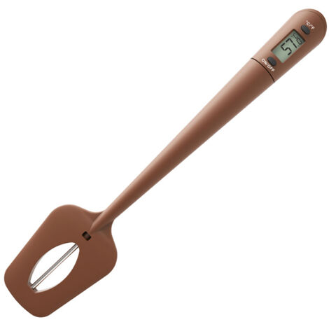 Digitales Zuckerthermometer, Silikonspatel-Digitalthermometer mit schneller digitaler Anzeige zum Kochen, für Süßigkeiten und Schokolade