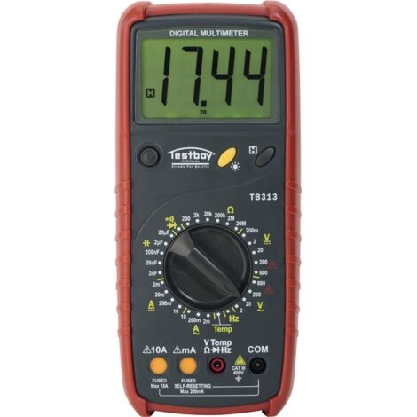Digitalmultimeter Testboy 313 0-600 V AC,0-600 V DC RMS