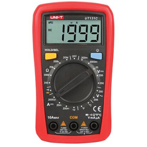 Digitalmultimeter UT131C Gleich-/Wechselspannung, Gleichstrom, Widerstand, Dioden, Kontinuität