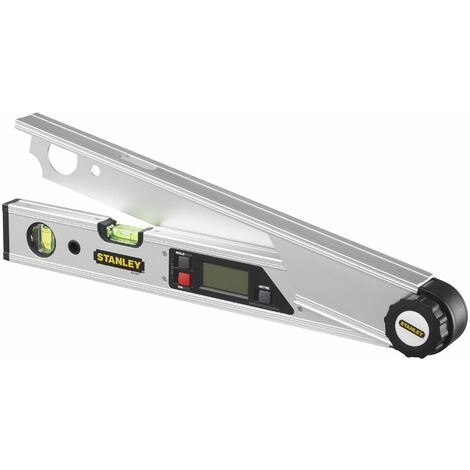 Digitalwinkel für Ecken - 40 cm - 2 Flaschen - Hintergrundbeleuchtetes LCD-Display - STANLEY, 0-42-087