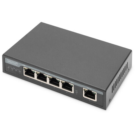 Digitus 4 Port Gigabit 4PPoE Extender, 802.3at, 60 W