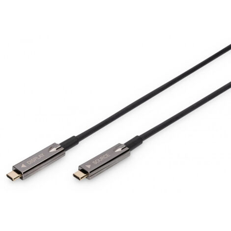 DIGITUS 4K USB 3.1 Typ - C AOC AV-Anschlusskabel, 10m (AK-330160-100-S)