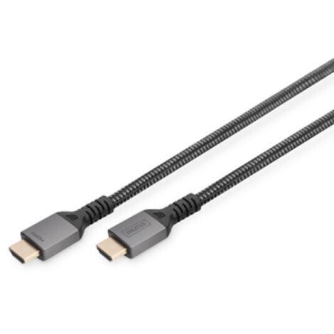 DIGITUS 8K Premium HDMI Kabel mit Aluminumgehäuse, 3m (DB-330200-030-S)