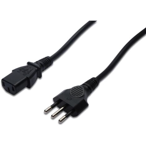 Digitus AK-440113-018-S cavo di alimentazione Nero 1,8 m CEI 23-50 IEC C13