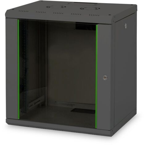 Digitus Armadio 12 Unita' Da Muro Linea Soho (a) 643 X (l) 600 X (p) 450 Mm. Colore Nero